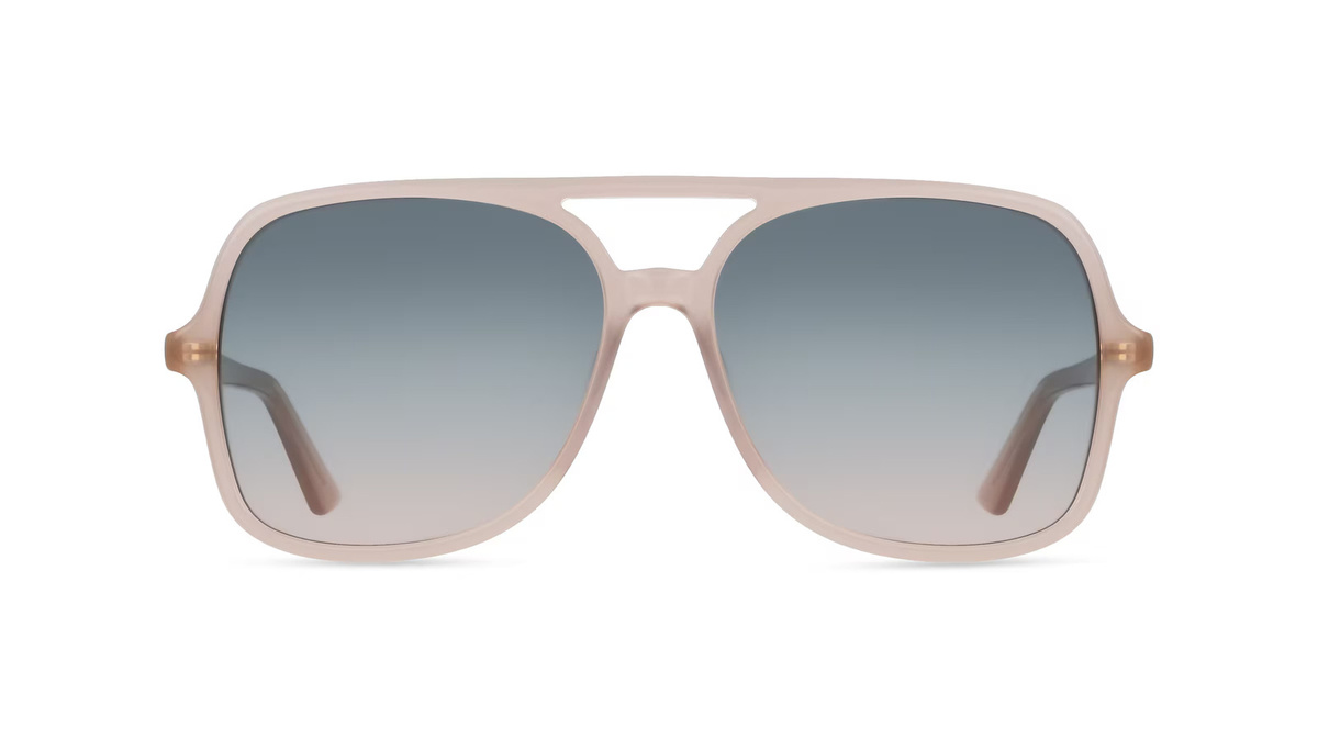 Chloé CH0364S Sonnenbrille Pilot, Vollrand, Acetat, Damen, beige - Bild 1