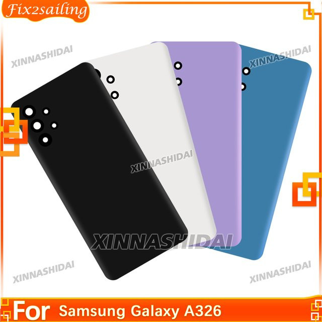 Samsung Galaxy A326 Akku-Rückabdeckung in Schwarz für 6,57 Zoll Display - Bild 1