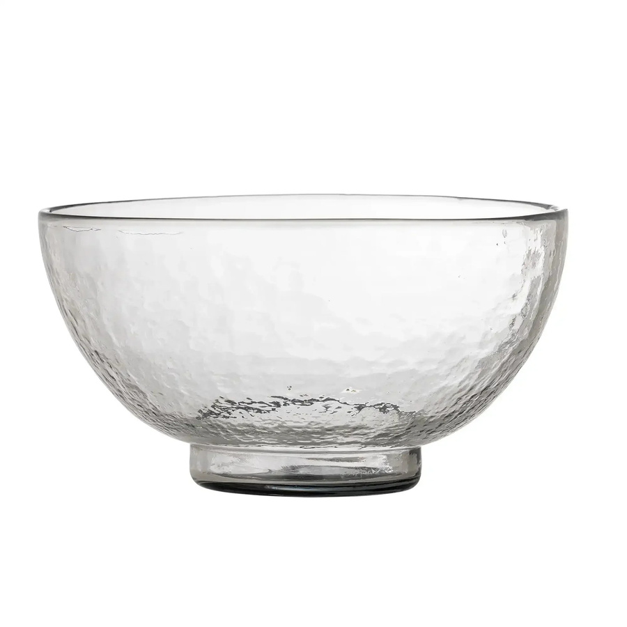 Bloomingville Schale aus recyceltem Glas in Transparent, Durchmesser: 28 cm - Bild 1