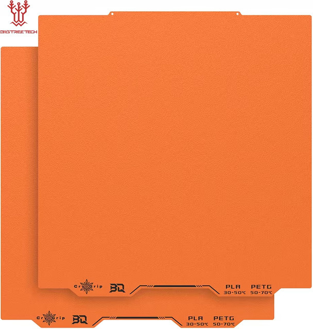 BIGTREETECH Panda Build Plate CryoGrip Pro Frostbite Cool Plate in Orange für BambuLab X1, X2D, P1, A1, A1 Mini und Prusa XL Core One MK4, MK4S, MK3 - Bild 1