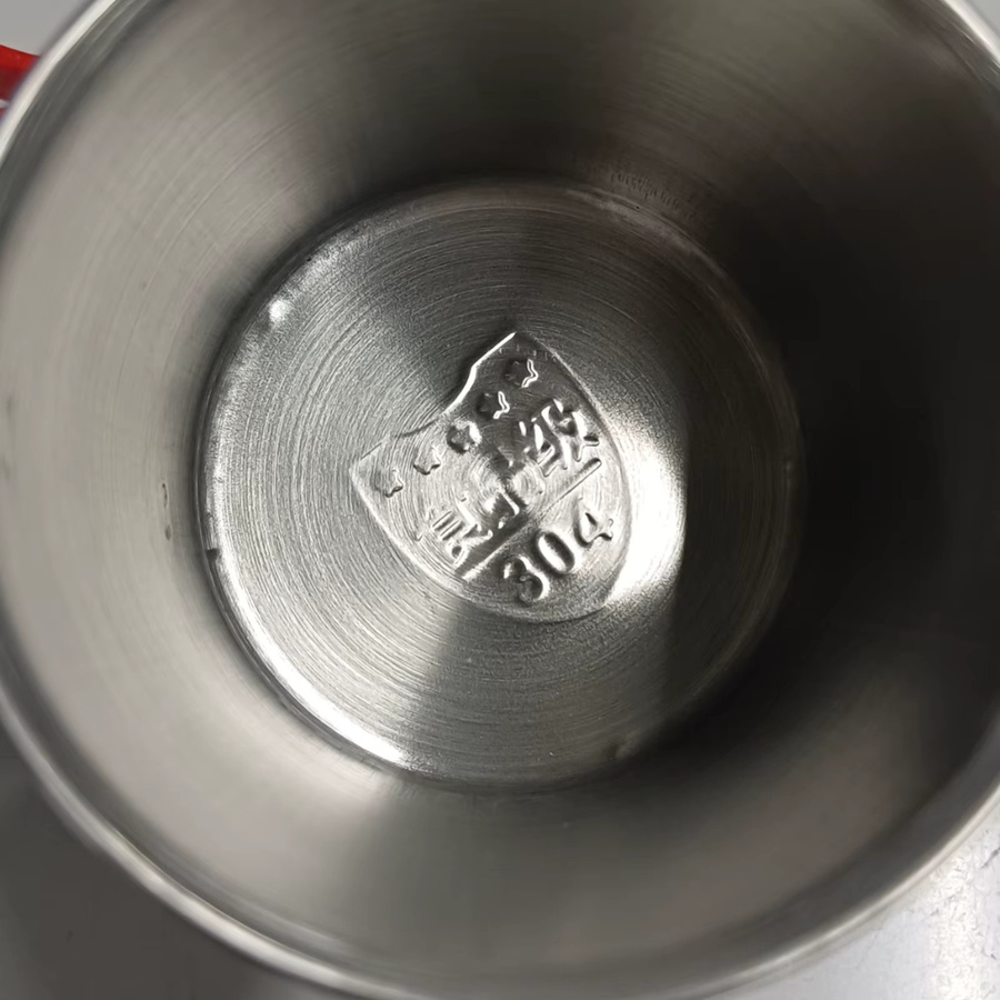APWIKOGER Kinder-Wasserbecher aus Edelstahl in Silber, 200 ml, bruchsicherer Trinkbecher mit Griff für Kinder und Erwachsene - Bild 4