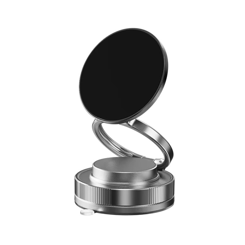 DIXSG Magnetische Vakuum-Telefonhalterung mit 360 Grad Rotation und doppelseitigem Saugnapf, faltbarer Navigations-Autohalter in Schwarz oder Weiß - Bild 6
