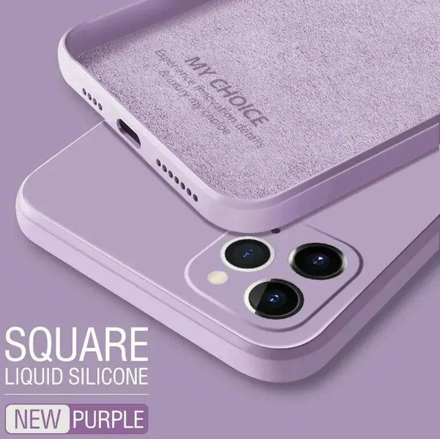 Quadratische Silikonhülle für Samsung Galaxy A53 5G in Violett - Bild 1