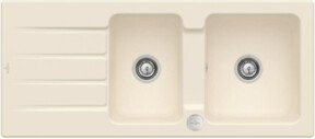 Villeroy & Boch Spüle Architectura Aufsatzspüle aus Keramik in Beige mit Ablaufgarnitur und Exzenter Breite: 80 cm - Bild 1