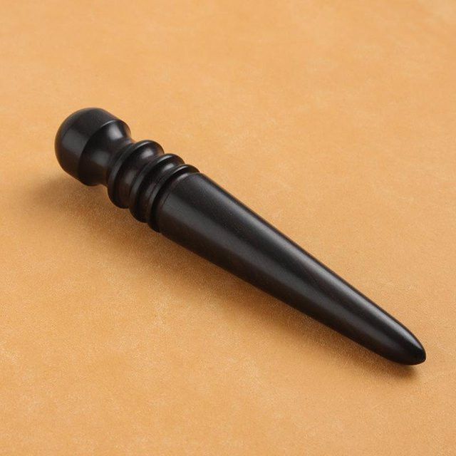 Runder Schleifstab von LCAuto parts in Schwarz zum Polieren von Lederkanten und für DIY-Handwerksarbeiten - Bild 1