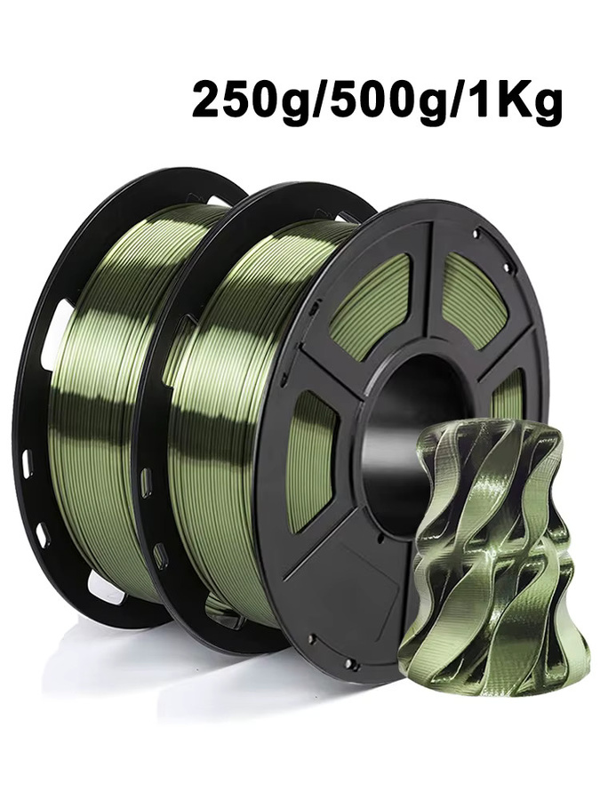 3D Maliang PLA Seide Filament Bronze 1,75mm für FDM 3D Drucker - Bild 4
