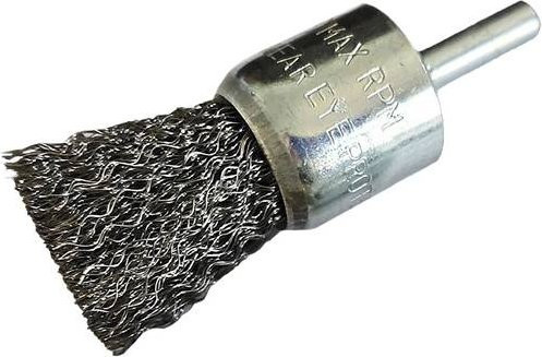 KS Tools Pinselkopfbürste aus Stahl in Silber, Durchmesser: 25 mm, Aufnahme: 6 mm, BT103104 - Bild 1