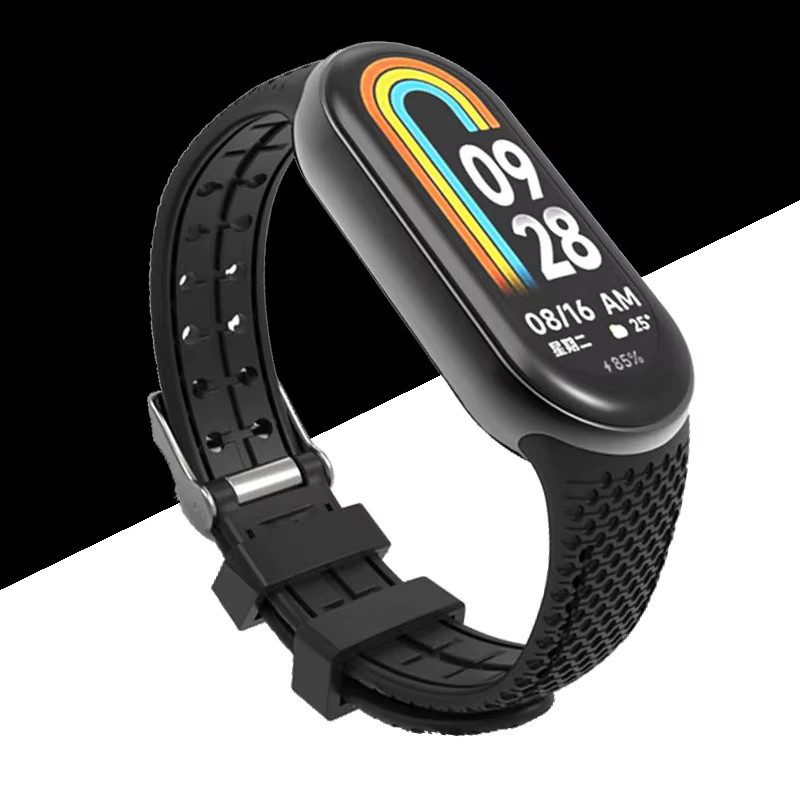 Xiaomi Uhrenarmband Silikon, Schwarz, Unisex - Bild 5