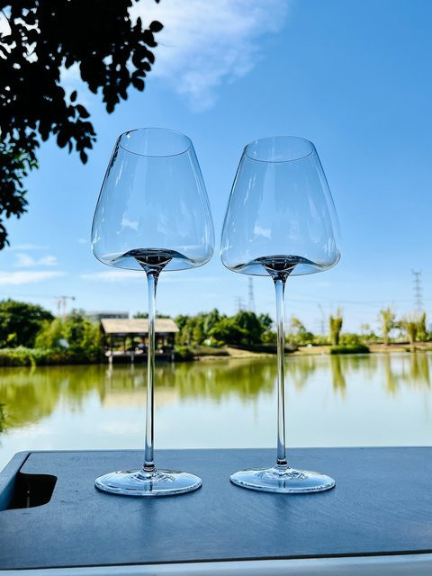 JIUAN Weinglas Set aus Glas, transparent, 650 ml - Bild 1