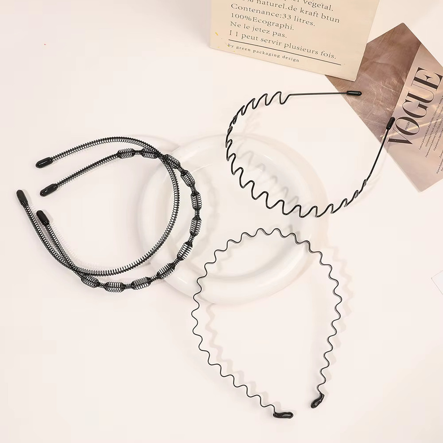 FORWOT Stirnband, Metall, Schwarz, Unisex - Bild 4