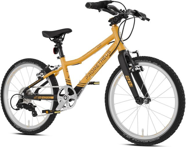 PROMETHEUS BIKES Kinderfahrrad 20 Zoll ab 6 Jahren Orange Schwarz - Bild 1