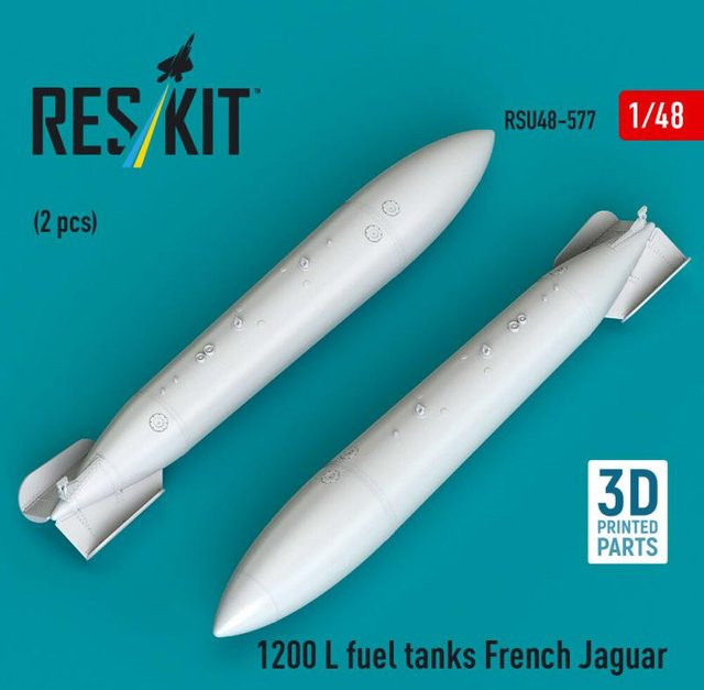 ResKit Models French Jaguar Fuel Tanks, 2-teiliges Set, 1:48 - Bild 1