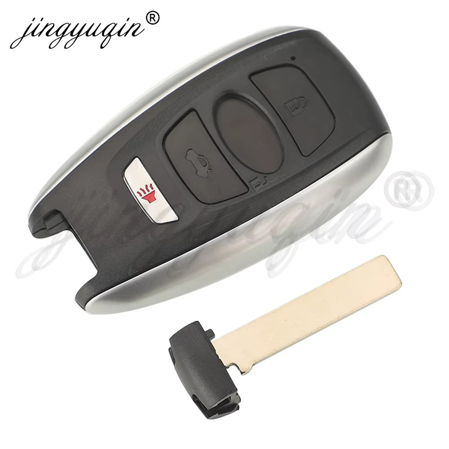 Jingyuqin Smart Remote Key für Subaru Crosstrek Forester Impreza Legacy Outback in Schwarz (314,3/434 MHz, HYQ14AHK HYQ14AHC, ID74/8A) - Bild 2