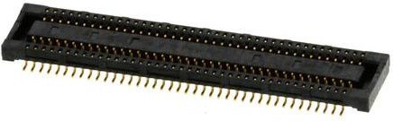Molex Mezzanine-Steckverbinder Schwarz, 80 Polzahl, Rastermaß 0,50 mm - Bild 1