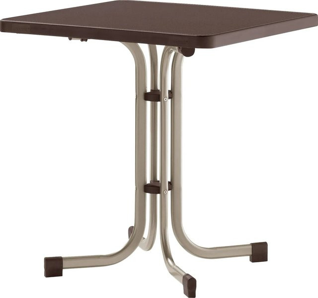 Sieger Klapptisch quadratisch Champagner B/T: 70 x 70 cm - Bild 1