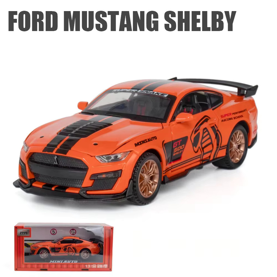 Ford Mustang Shelby GT500, Sportwagen Modell, 1:32, Metall, mit Sound und Licht - Bild 3
