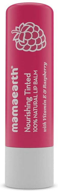 Mamaearth Lippenbalsam Himbeere, Vitamin E, 4 g - Bild 1