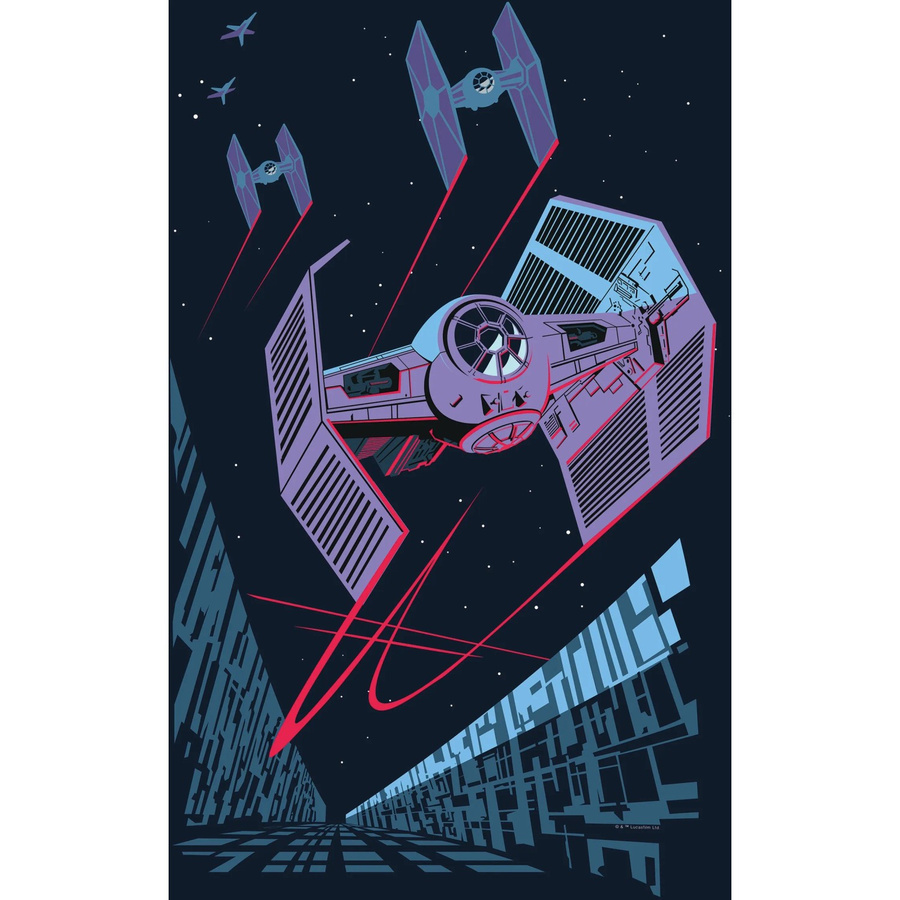 Komar Wandbild Star Wars Fighter Paper Poster Multicolour B: 40 cm, H: 50 cm - Bild 2