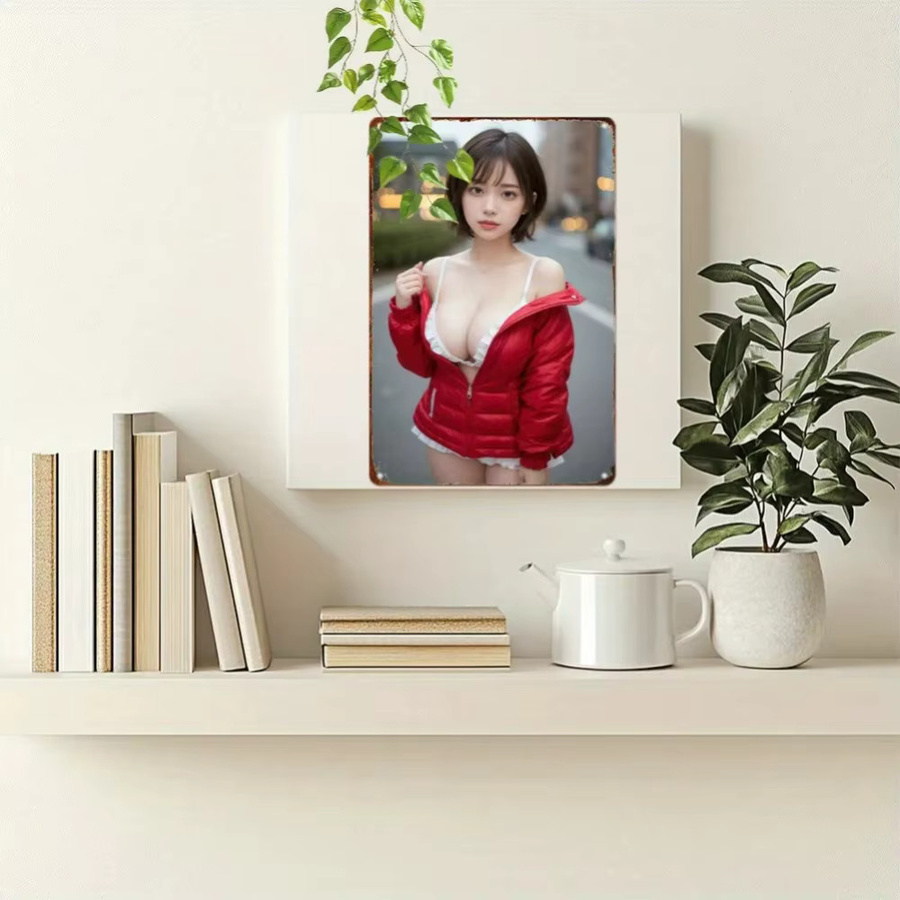 CIFBUY Anime Metallposter Japanische Manga Wandkunst aus Aluminium in Mehrfarbig - Bild 2