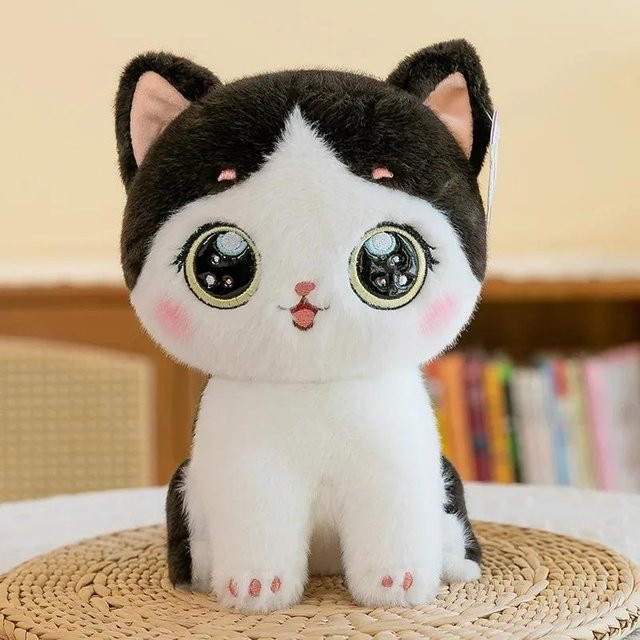 Yiran toy Katzen-Plüschtier, 25cm, ab 18 Jahre - Bild 1