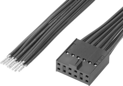 Molex Buchsengehäuse-Kabel 2196591122 in Schwarz - Bild 1