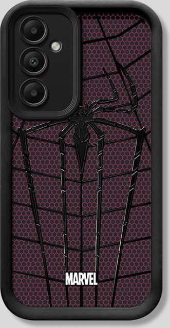 HEISS Marvel Spider-Man Spinnennetz weiche Schutzhülle für Samsung Galaxy A-Serie in Schwarz - Bild 1