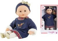 Corolle Mon Premier Poupon Calin Margaux Feiertage Plüschpuppe in Blau und Gold für Kinder ab 18 Monaten - Bild 1