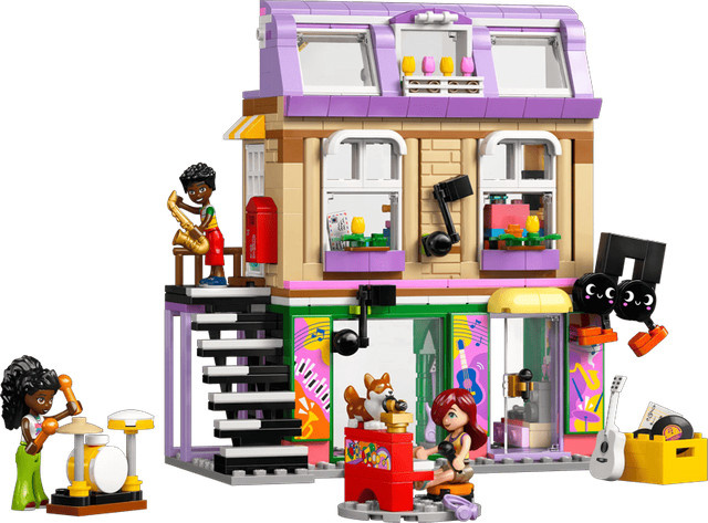 LEGO Friends Musikladen & Wohnung Konstruktionsspielzeug - Bild 3