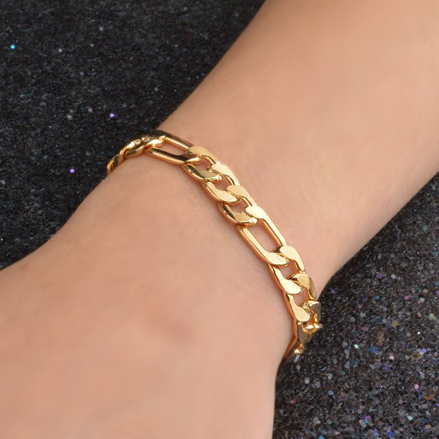 KCRLP Armband, 925 Silber, Gold, Geometrie, Unisex - Bild 1