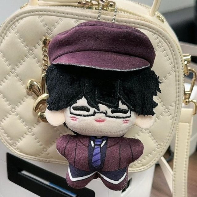 Bungou Stray Dogs Plüsch Schlüsselanhänger, Dazai Osamu Nakahara Chuuya, 10cm - Bild 1