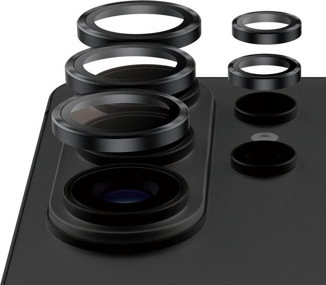Hoops Ceramic II Kameraschutz für Samsung Galaxy S26 Ultra in Transparent und Schwarz - Bild 1
