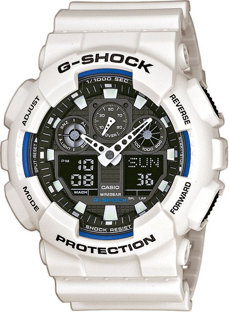 Casio G-Shock Armbanduhr, Quarz, Kunststoff, Grau, 51 mm, Herren - Bild 1