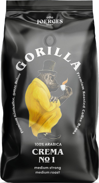 Gorilla Espresso Crema No 1 100 % Arabica-Blend Kaffee 1000g - Bild 1