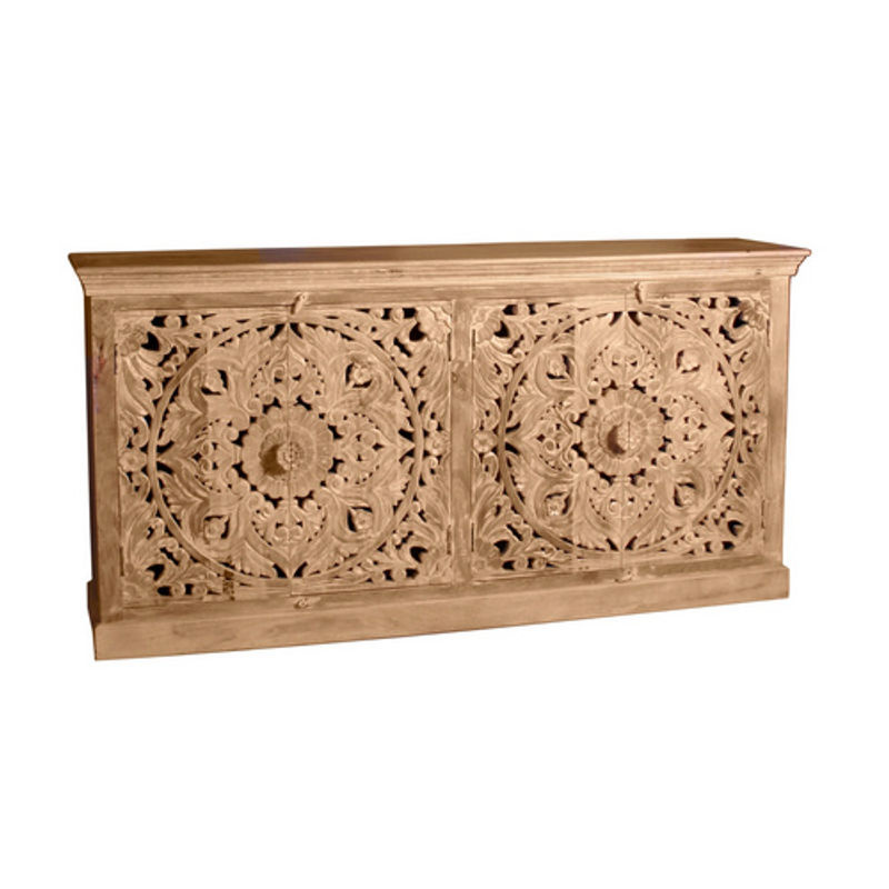 SIT Sideboard LAKADEE aus Mangoholz in Beige, B/H/T: 180 x 90 x 45 cm - Bild 4