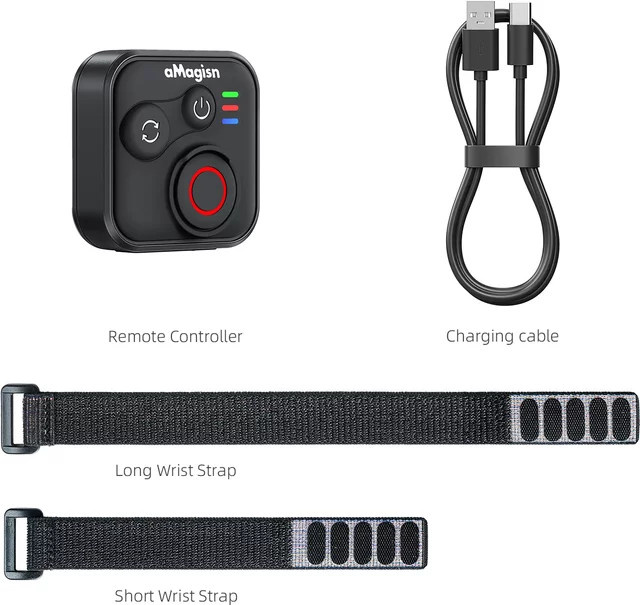 Bluetooth-Fernbedienung in Schwarz für Insta360, GoPro und Mobiltelefone - Bild 1