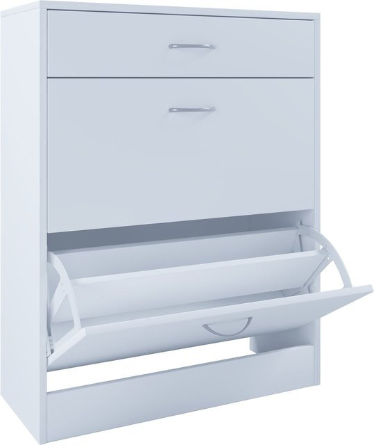Schuhschrank Balia von VCM aus Holz mit 2 Klappen und Ablageflächen - Bild 1