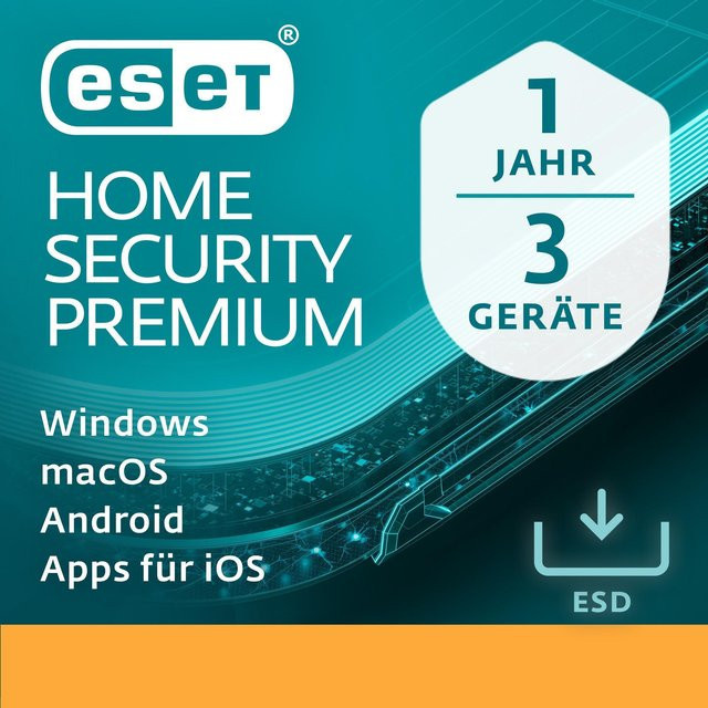 Eset Home Security Premium Antivirus-Abo für 3 Geräte für 1 Jahr - Bild 1