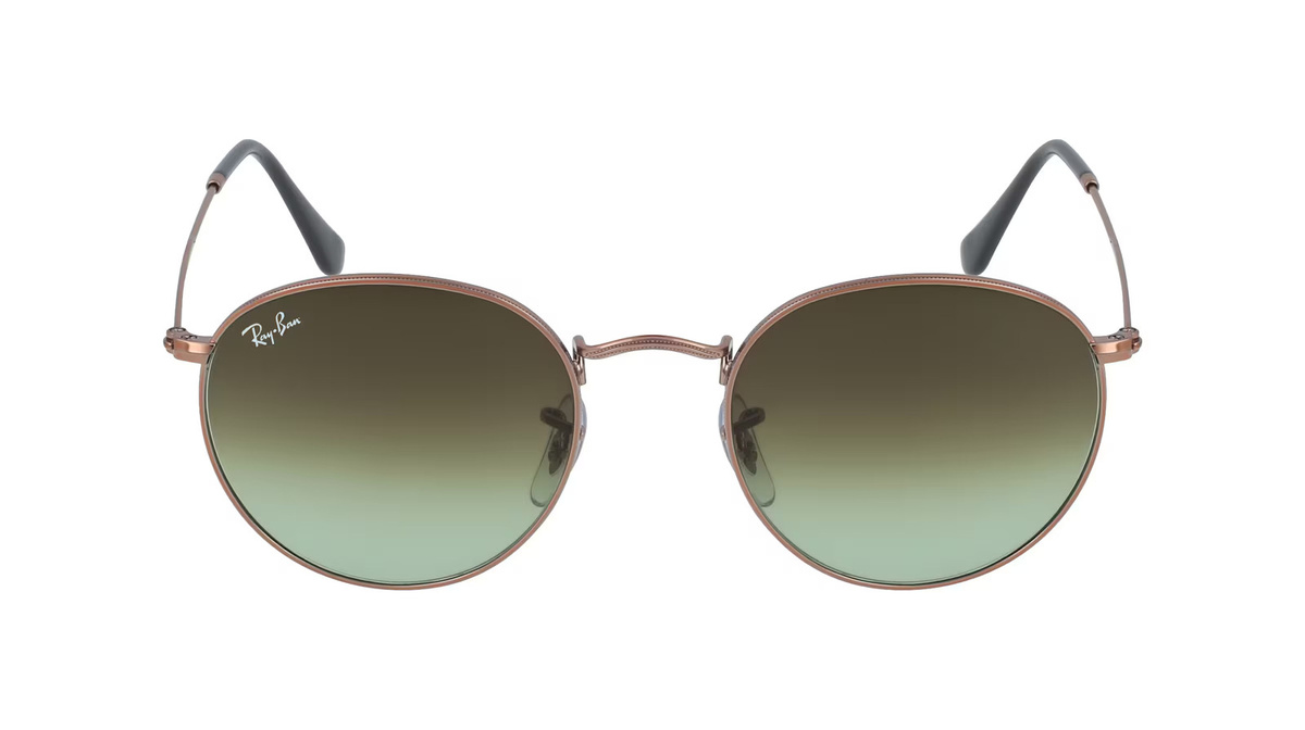 Ray-Ban RB 3447 Sonnenbrille, Panto, Vollrand, Metall, Unisex, Bronze - Bild 1