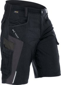 Kübler Shorts BODYFORCE in Schwarz/Anthrazit mit Cordura und Reflexstreifen, Größe 50 - Bild 1