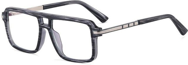 Lesebrille Rechteckig, Blau, Unisex, Vollrand, Acetat - Bild 1