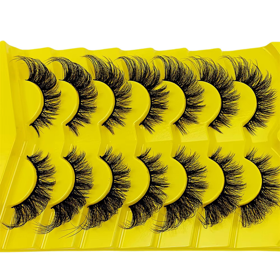 BLL.cf Falsche Wimpern 3D Winged End Fuchsenaugenwimpern, 2er Packung - Bild 3