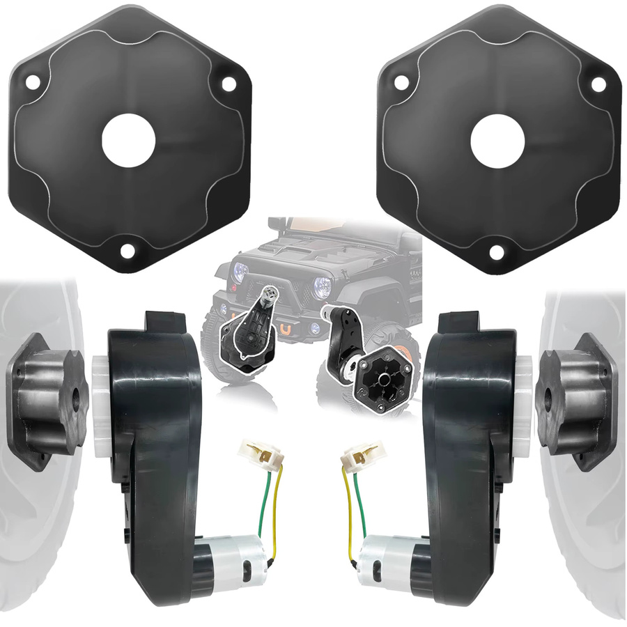 feelyan Elektrisches Fahrt auf Auto Fahrzeug Motor Getriebe, Reduzierer mit Stecker - Bild 5