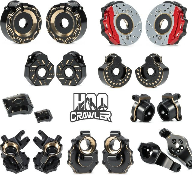 HooCrawler TRX4 Achsgewichte aus Messing, Zubehör - Bild 1