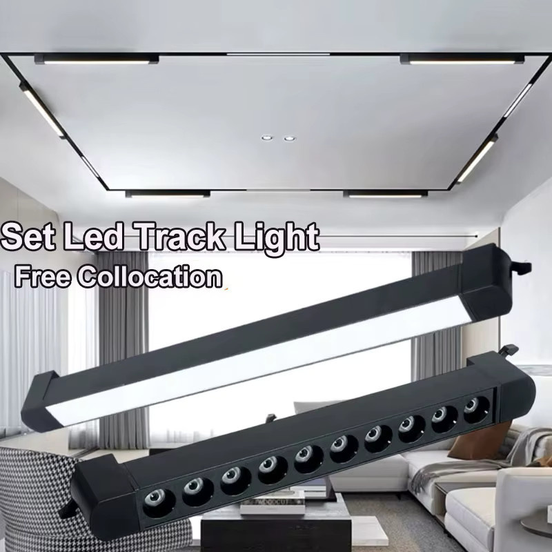 CANMEIJIA LED-Schienenleuchten Set in Schwarz mit CCT-Funktion für Zuhause und Bekleidungsgeschäfte - Bild 3