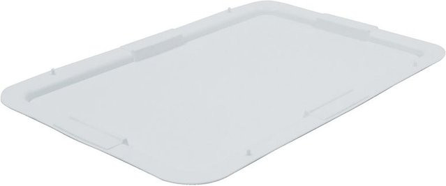 Schneider Deckel in Weiß, stapelbar und gefriersicher, B: 40 cm, T: 60 cm, H: 3,5 cm - Bild 1