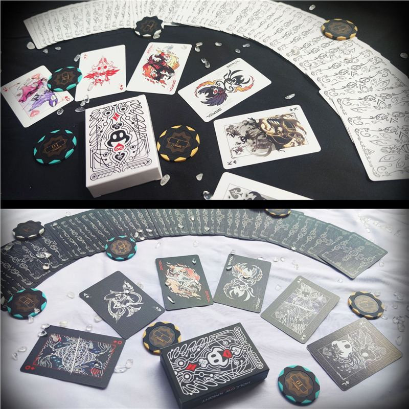 Yiran toy 1 Hollow Knight Spielkartenset Schwarz-Weiß - Bild 4
