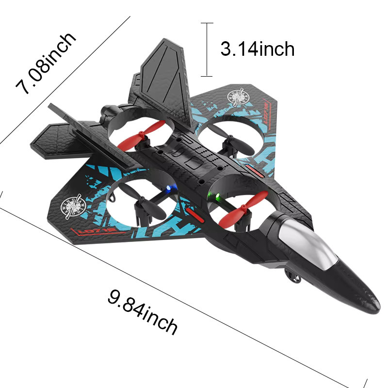 Fremego V17 RC Flugzeug, Schaumstoff, mit LED Lichter, ferngesteuert - Bild 5