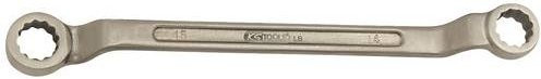 KS Tools BRONZEplus Doppel-Ringschlüssel gekröpft aus Aluminium-Bronze, Farbe: Silber, 36 x 41 mm - Bild 1
