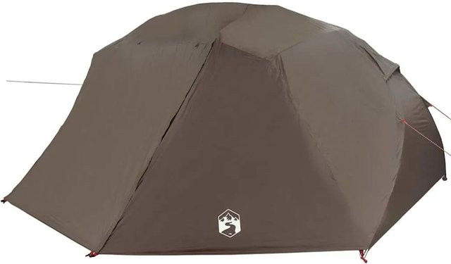 vidaXL Angelzelt mit Dach in Braun aus Polyester, B/T/H: 514 x 465 x 187 cm - Bild 1