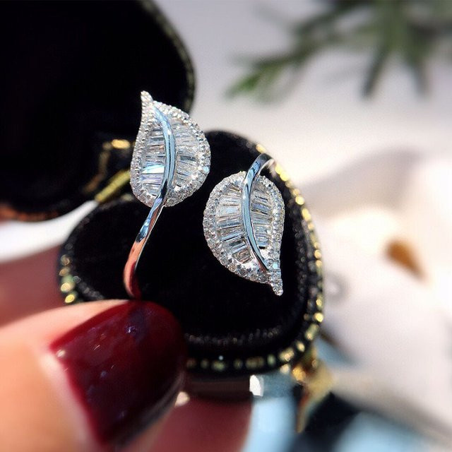 Huitan Ring, Silber, Kristall, Zirkonia, Damen - Bild 1